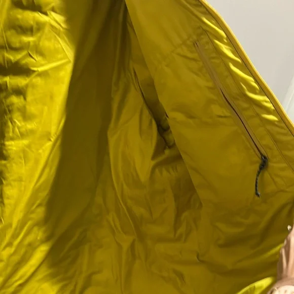 Black Puffer Jacket with Yellow Accents - Picture 5 of 7